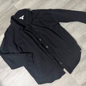 Women's French Terry Button Down Shacket